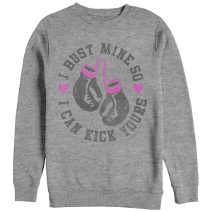 Women_s CHIN UP Bust Mine Kick Yours Sweatshirt