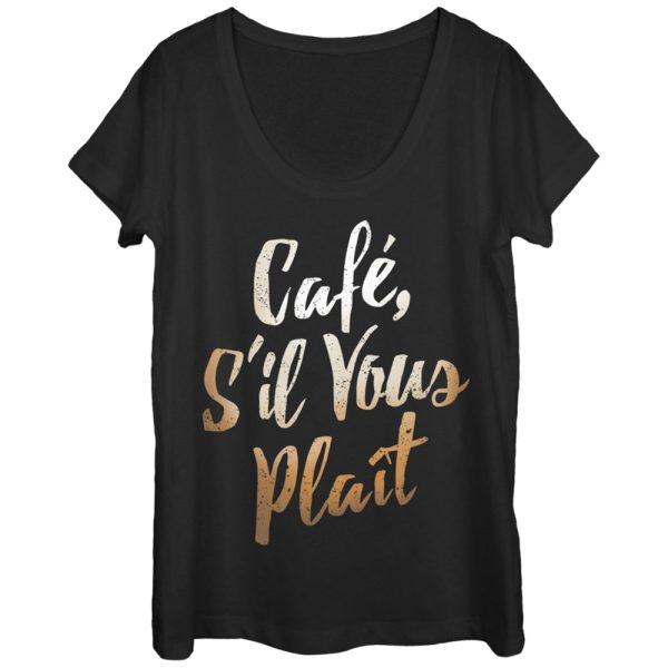 Women_s CHIN UP Cafe S_il Vous Plait Scoop Neck