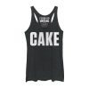 Women_s CHIN UP Cake Racerback Tank Top