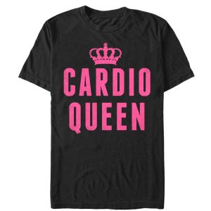 Women_s CHIN UP Cardio Queen Boyfriend Tee