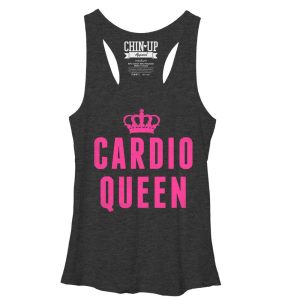 Women_s CHIN UP Cardio Queen Racerback Tank Top