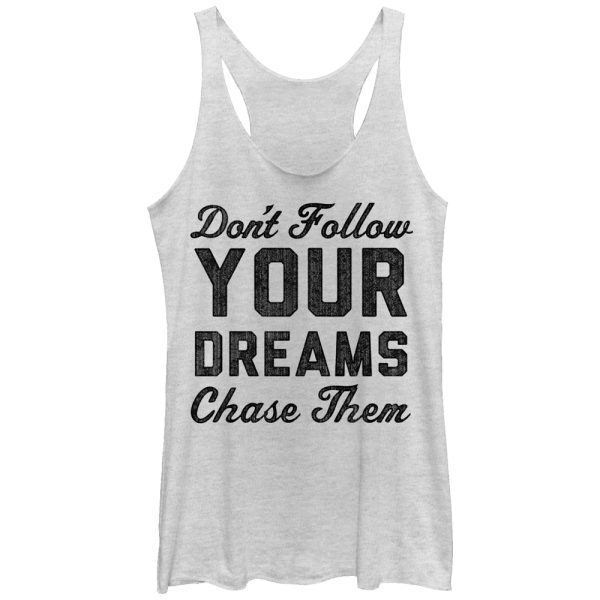 Women_s CHIN UP Chase Dreams Racerback Tank Top