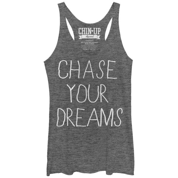 Women_s CHIN UP Chase Your Dreams Racerback Tank Top