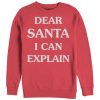 Women_s CHIN UP Christmas Can Explain Sweatshirt