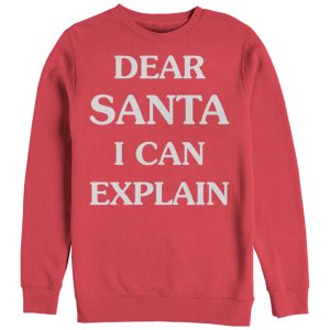 Women_s CHIN UP Christmas Can Explain Sweatshirt