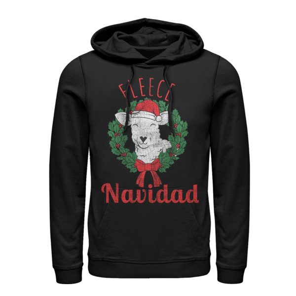 Women_s CHIN UP Christmas Fleece Navidad Pull Over Hoodie