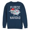 Women_s CHIN UP Christmas Fleece Navidad Sweatshirt