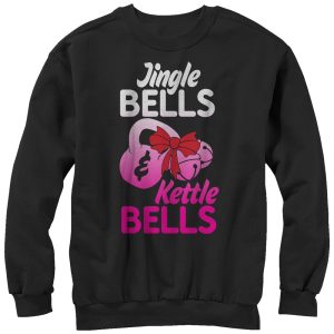 Women_s CHIN UP Christmas Jingle and Kettle Bells Sweatshirt