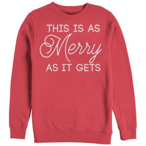 Women_s CHIN UP Christmas Merry Fill Sweatshirt