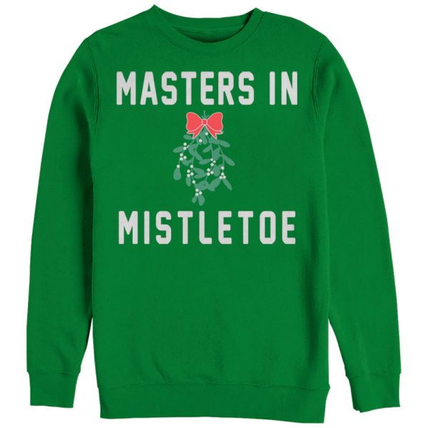 Women_s CHIN UP Christmas Mistletoe Master Sweatshirt