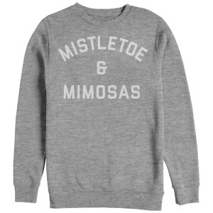 Women_s CHIN UP Christmas Mistletoe Mimosas Sweatshirt