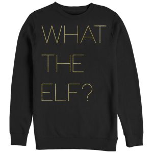 Women_s CHIN UP Christmas What the Elf Sweatshirt