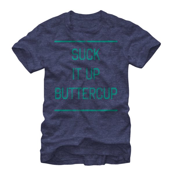 Women_s CHIN UP Classic Suck it up Buttercup Boyfriend Tee