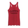 Women_s CHIN UP Classy Drinker Racerback Tank Top