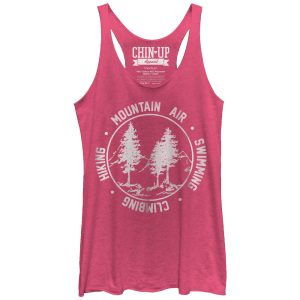 Women_s CHIN UP Climbing Hiking Mountain Air Racerback Tank Top