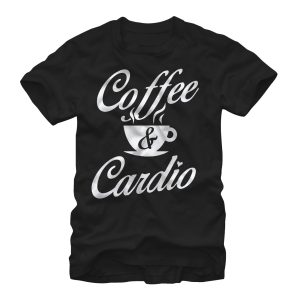 Women_s CHIN UP Coffee and Cardio Boyfriend Tee