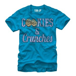 Women_s CHIN UP Cookies and Crunches Boyfriend Tee