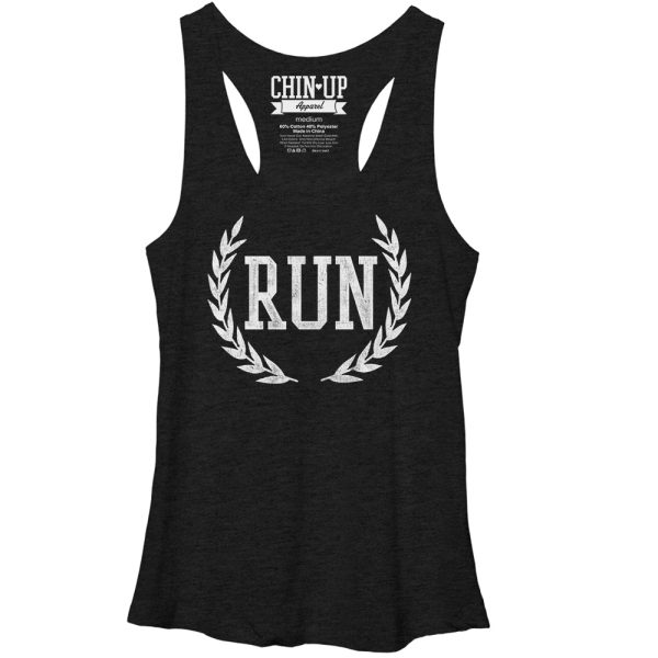 Women_s CHIN UP Crown of Laurel Run Racerback Tank Top