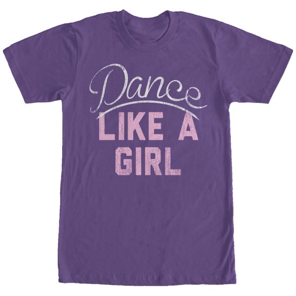 Women_s CHIN UP Dance Like a Girl Boyfriend Tee