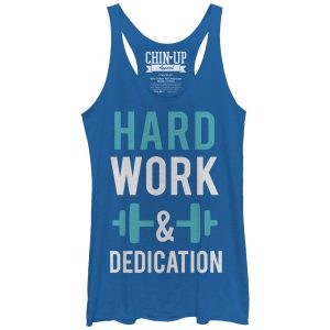 Women_s CHIN UP Dedication Racerback Tank Top