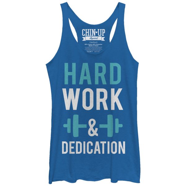 Women_s CHIN UP Dedication Racerback Tank Top