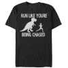 Women_s CHIN UP Dinosaur Run Boyfriend Tee