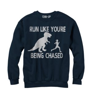 Women_s CHIN UP Dinosaur Run Sweatshirt