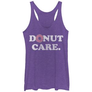 Women_s CHIN UP Donut Care Racerback Tank Top