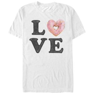 Women_s CHIN UP Donut Love Boyfriend Tee