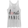 Women_s CHIN UP Donut Panic Racerback Tank Top