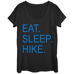 Women_s CHIN UP Eat Sleep Hike Scoop Neck