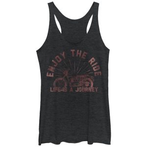 Women_s CHIN UP Enjoy the Ride Racerback Tank Top