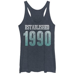 Women_s CHIN UP Established 1990 Racerback Tank Top