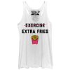 Women_s CHIN UP Exercise Extra Fries Racerback Tank Top