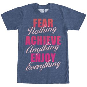 Women_s CHIN UP Fear Nothing Boyfriend Tee