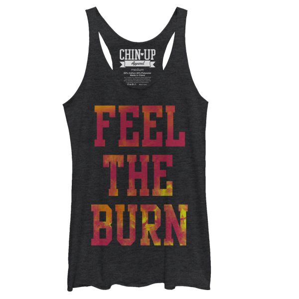 Women_s CHIN UP Feel the Burn Racerback Tank Top