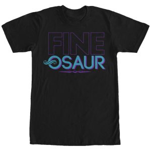 Women_s CHIN UP Fine-osaur Dinosaur Boyfriend Tee