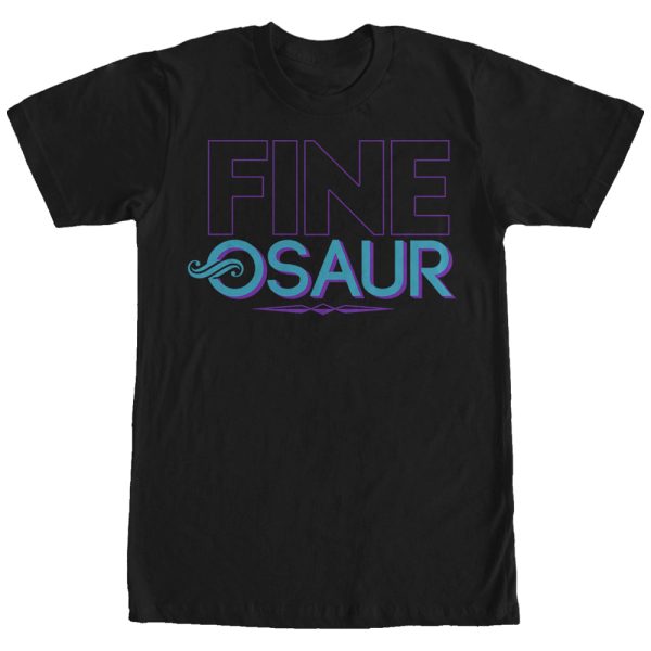 Women_s CHIN UP Fine-osaur Dinosaur Boyfriend Tee