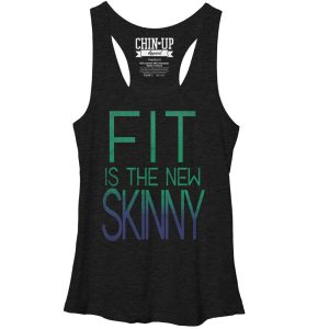 Women_s CHIN UP Fit is the New Skinny Racerback Tank Top