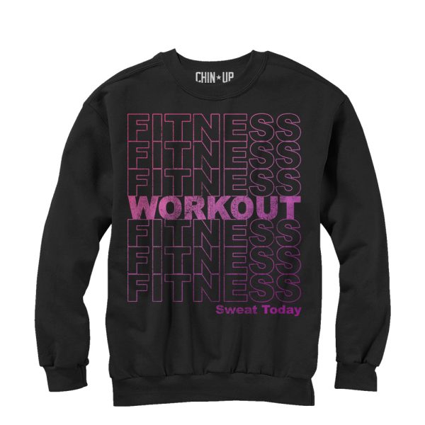 Women_s CHIN UP Fitness Workout Sweatshirt