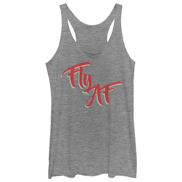 Women_s CHIN UP Fly AF Racerback Tank Top