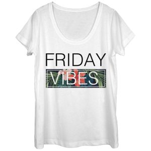 Women_s CHIN UP Friday Vibes Scoop Neck