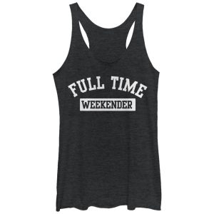 Women_s CHIN UP Full Time Weekender Racerback Tank Top