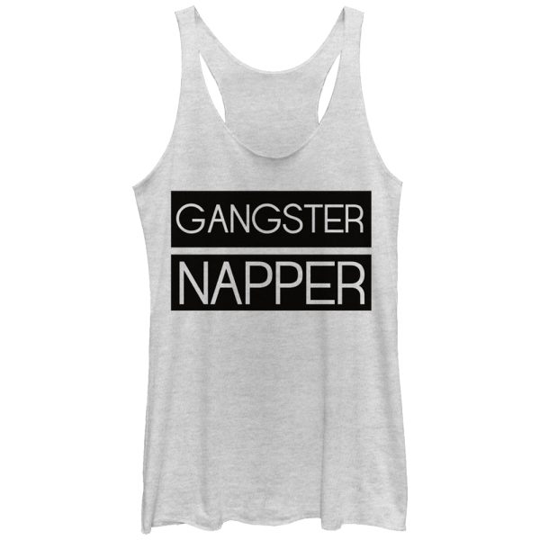 Women_s CHIN UP Gangster Napper Racerback Tank Top