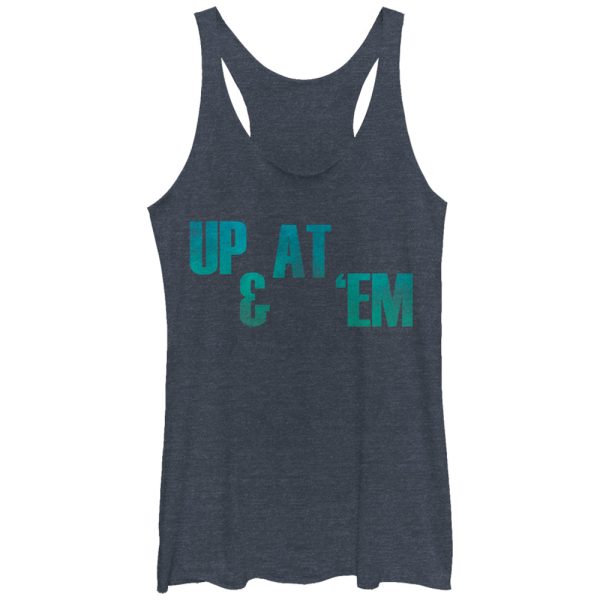 Women_s CHIN UP Get Up and At Em Racerback Tank Top