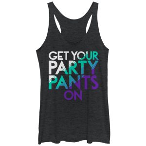 Women_s CHIN UP Get Your Party Pants On Racerback Tank Top