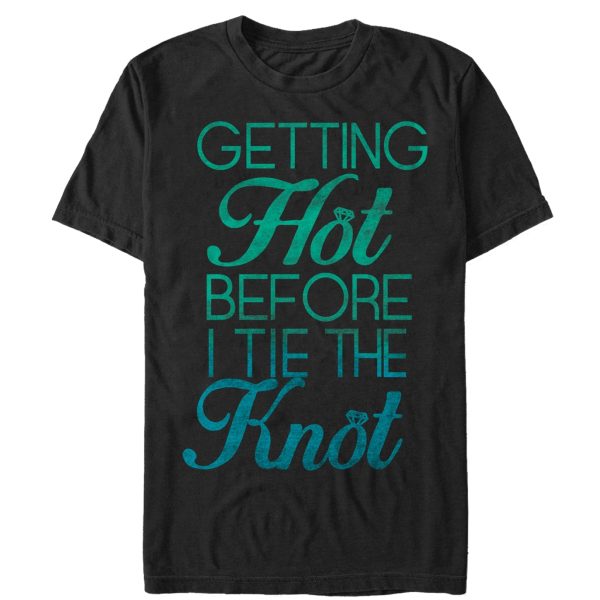 Women_s CHIN UP Getting Hot Before I Tie the Knot Boyfriend Tee