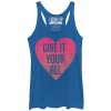 Women_s CHIN UP Give it Your All Racerback Tank Top