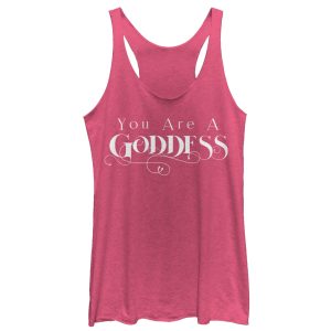 Women_s CHIN UP Goddess Racerback Tank Top