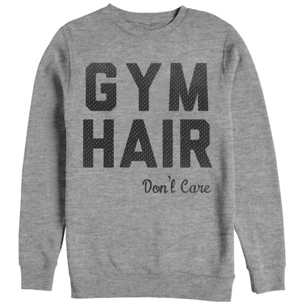 Women_s CHIN UP Gym Hair Don_t Care Sweatshirt